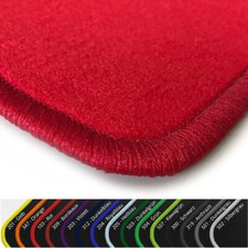 Velours Fußmatten Rot Randfarbe wählbar für Mercedes Benz SL 190 W121 B II Bj 1 Velours Fußmatten Rot Randfarbe wählbar für Mercedes Benz SL 190 W121 B II Bj 1