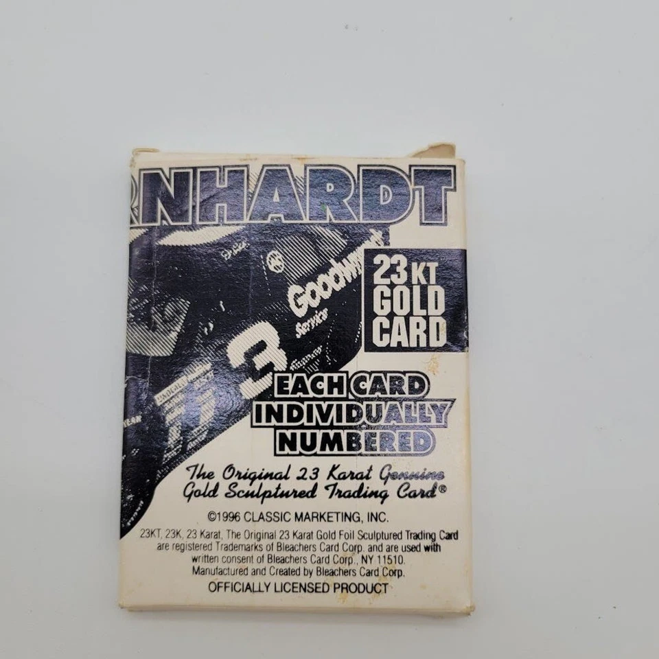 1996 Dale Earndhardt 7 Time Nascar Cup Champion 23kt Gold Card #0339 - Image 4 of 4