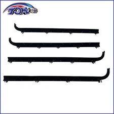 Inner & Outer Window Sweep Felts Seals Weatherstrip for 87-97 Ford F150 Truck