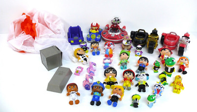 HUGE LOT! Ryan's World Motorcycle PIZZA sky diver parachute gus sheldon lexa gus