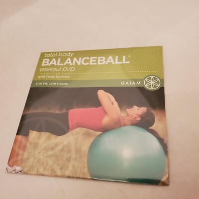 NEW Gaiam Total Body Balance Ball Workout DVD Tanja Djelevic Total Body Workouts