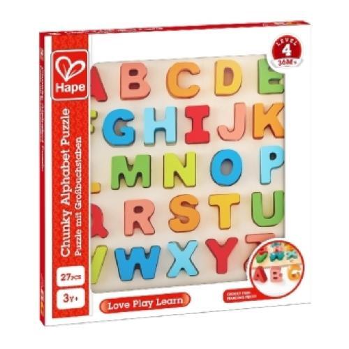 Hape Puzzle Mit Großbuchstaben (kinderpuzzle) 6082