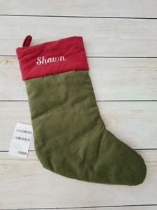Pottery Barn Personalized Christmas Stocking Shawn Ebay