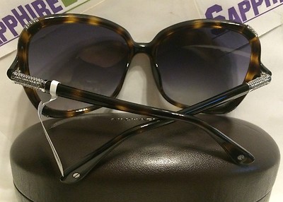 Michael Kors Black Sunglasses with Rhinestone Accents Michael Kors Black Rhinestone Oversized Wayfarer MK300913  main image 2