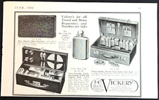 1926 J C Vickery Travel Gifts Advertising Original Antique Print Ad