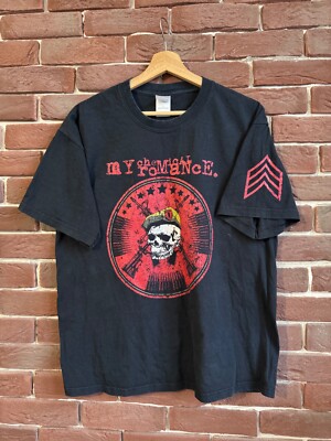 Vintage y2k my chemical romance band tee the black parade l black