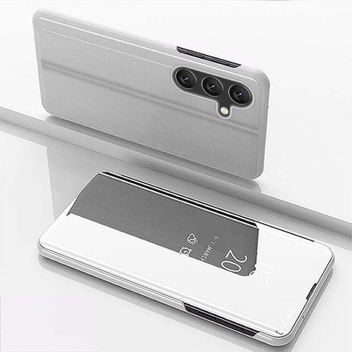 Plated Mirror Horizontal Flip Leather Phone Case with Holder, For Samsung Galaxy - Picture 28 of 31