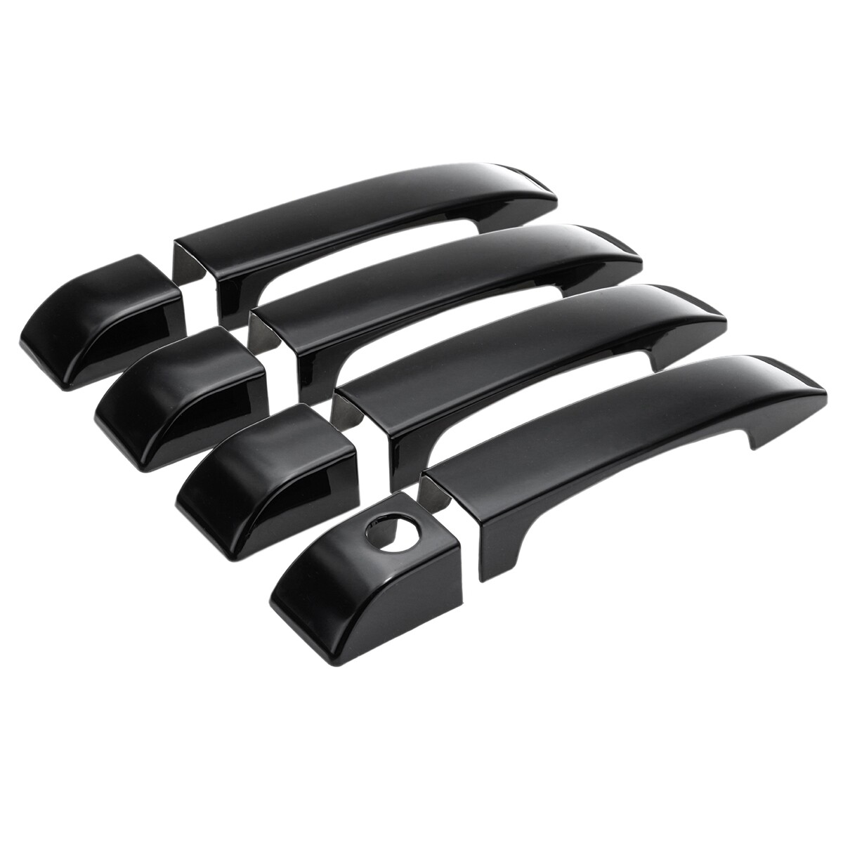 Car Door Handle Covers Trim Gloss Black Exterior Door Handles Cover for 4338