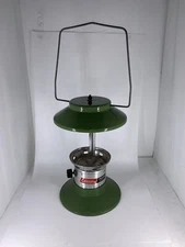Vintage Coleman Model 5114 C Dual 2 Mantle Propane Camping Lantern (No Globe)