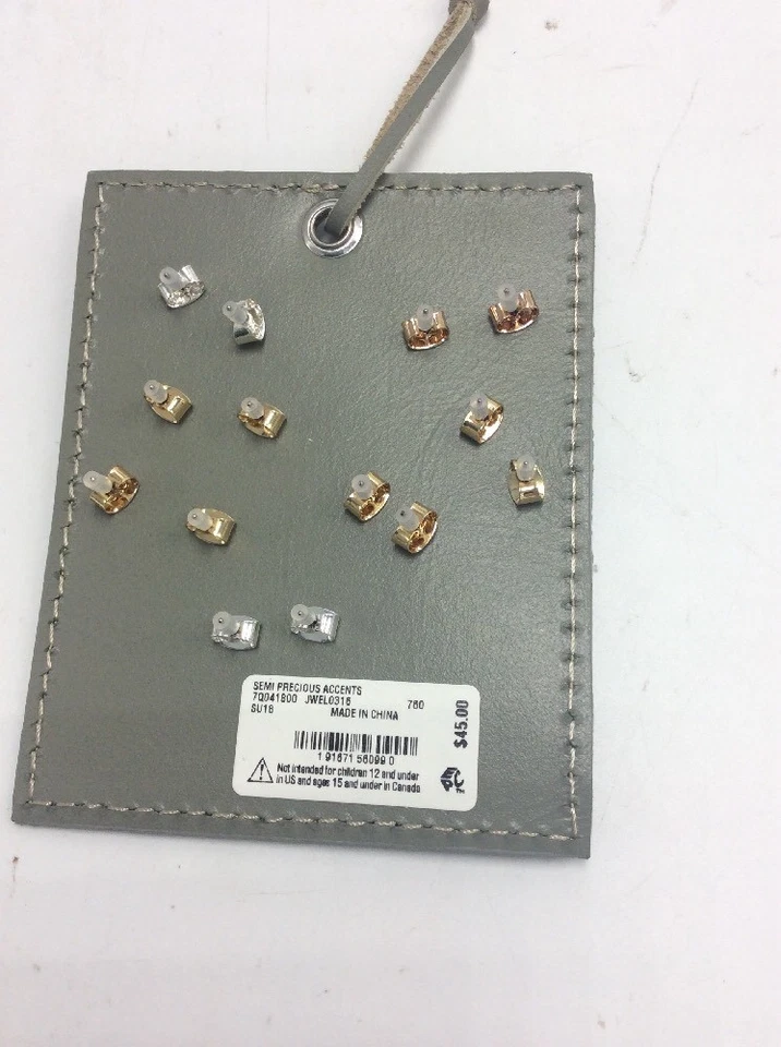 $45 Lucky Brand 7 piezas conjunto de aretes estrella sandollar huesos de pez C26 Foto 4 de 4