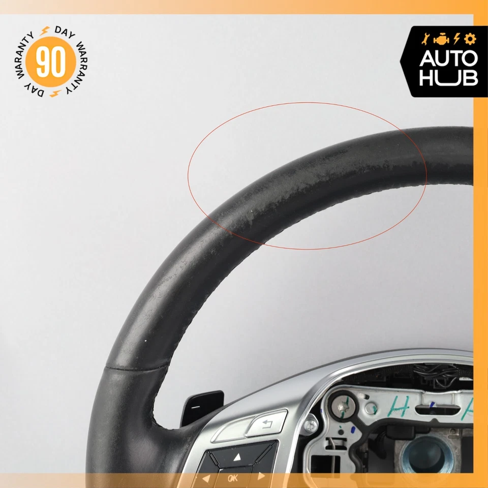 Volante conductor Mercedes X166 GL450 ML550 12-16 con palancas de cambio OEM Foto 3 de 4