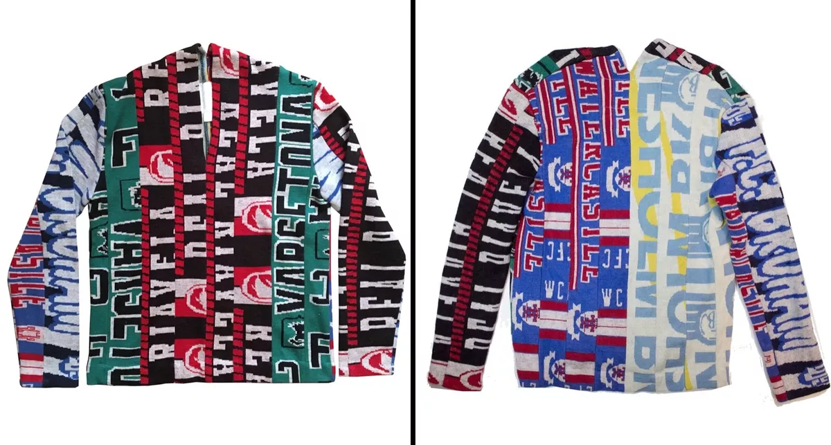 Margiela h&m scarf sweater hot sale