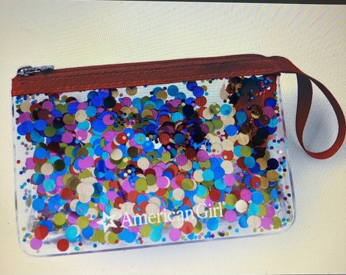 American Girl Confetti Wristlet for Girls New Holiday Party Purse Wallet - Picture 2 of 4