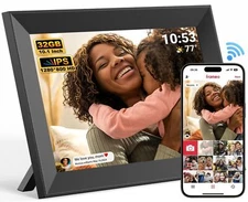 Frameo 10.1 Inch WiFi Digital Picture Frame, 1280 X 800 HD Photo Fr... Fast Ship