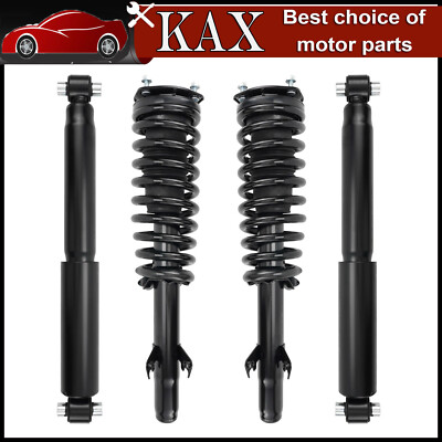 4pcs For 2006-2009 Ford Fusion Mercury Milan 3.0L Front Struts & Rear Shocks 