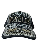 Gorra Vaquero Estado Morelos Cachucha De Estado Morelos Hilo Oro Plata