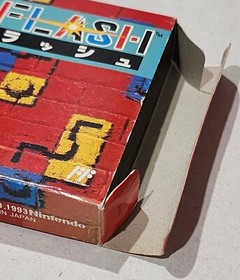 Tetris Flash - 1993 Famicom Complete in Box CIB NES Nintendo Puzzle Game NSTC-J