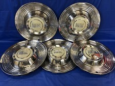 Vintage Set Of 5 1955 Pontiac 15 Hubcaps Chieftain Catalina Star Chief Vintage Set Of 5 1955 Pontiac 15 Hubcaps Chieftain Catalina Star Chief