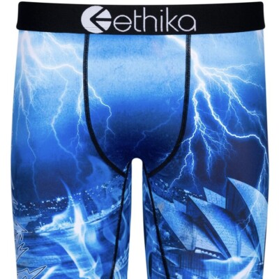 ETHIKA Men's Staple Underwear - 92% Cotton 8% Spandex, Green Glow Color, 4-Way Stretch - View #9