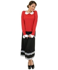 Olive Oyl Costume for Women Size Medium