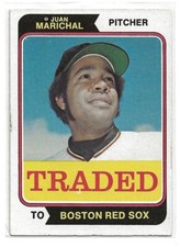 1974 Topps Juan Marichal Base Card #330T Boston Red Sox