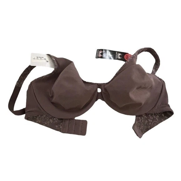 NWT HANES The Lily Fit Mocha Lace Bra Women’s Lingerie Underwear 34D - Image 2 of 4