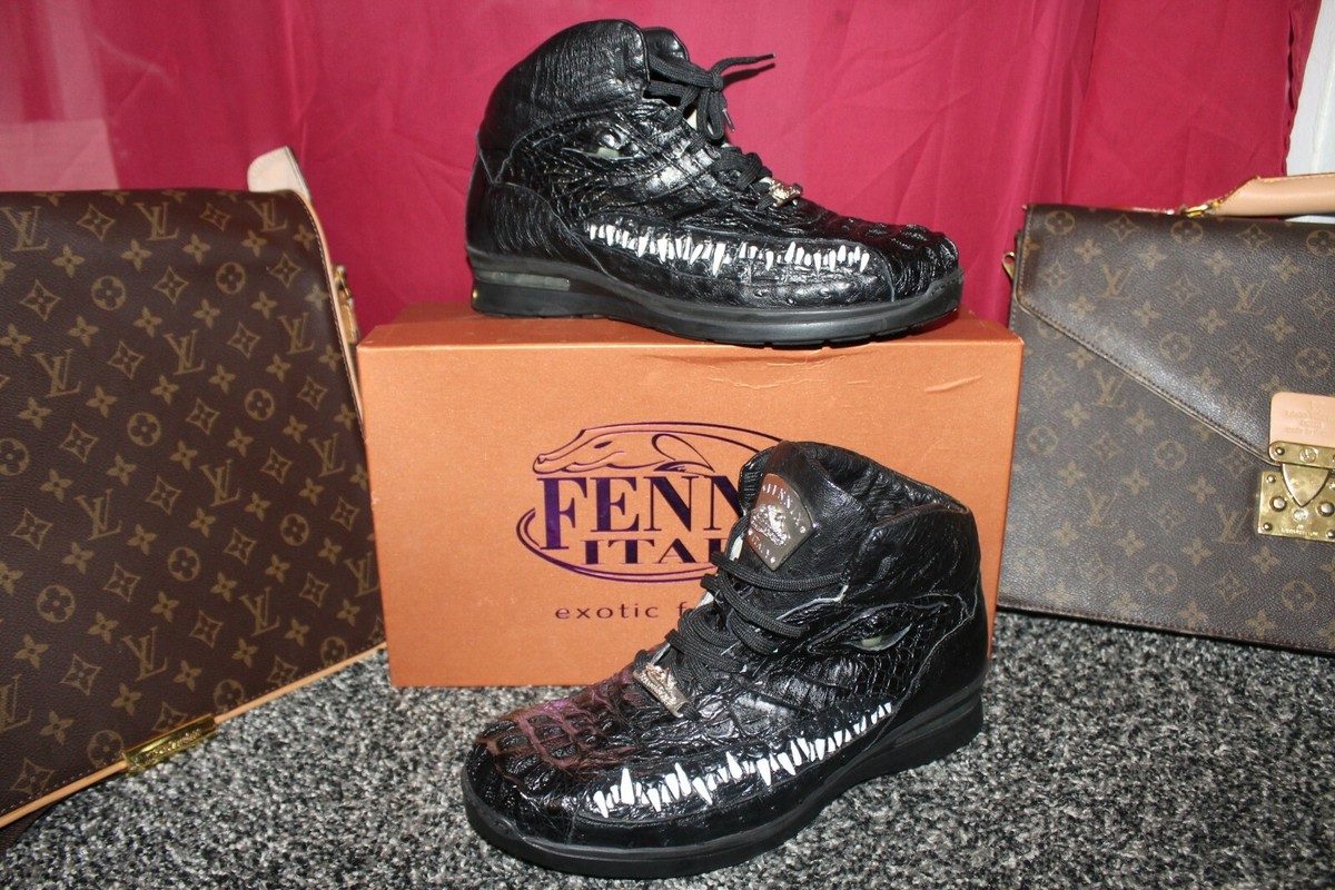 $950 Fennix Italy 3462 Alligator Crocodile Ostrich Hornback  display picture 1