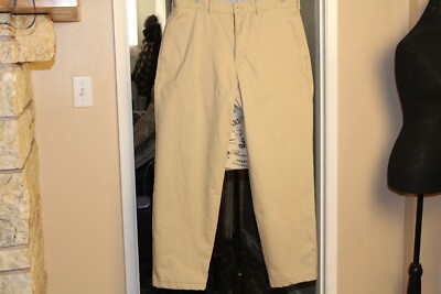 non-iron Chino Pants Khaki. Sz 34 