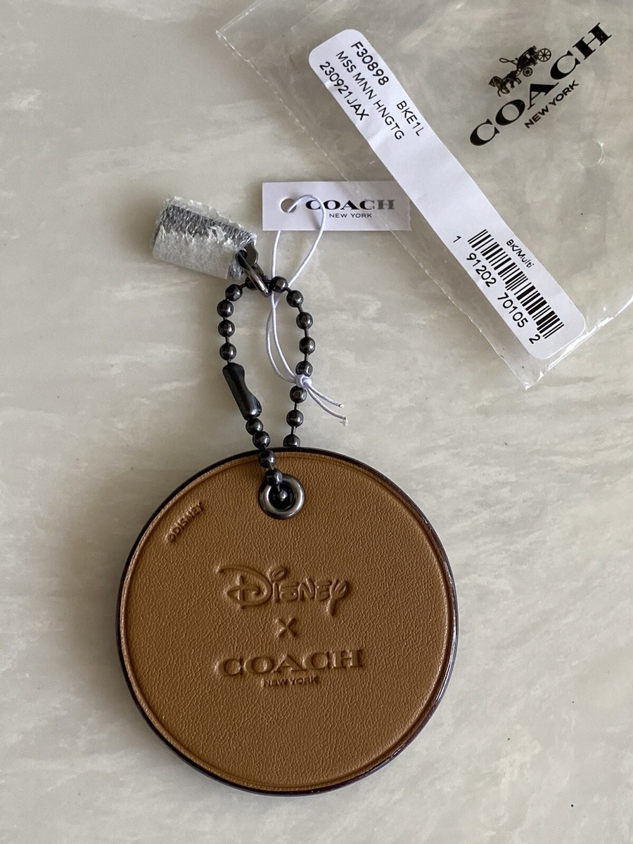Disney X Coach Miss Minnie Mouse Hangtag Leather Ltd Edition