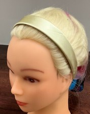 MOTIGUE pale yellow 1" satin hard Headband