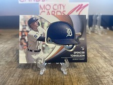 2022 Topps Update Spencer Torkelson RC Commemorative Batting Helmet Blue Version