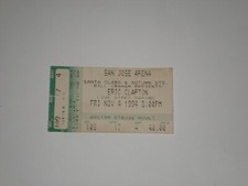 Eric Clapton Ticket Stub 1994-"I Can't Stand It"-San Jose Arena-San Jose,CA