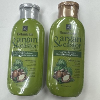 Elastine Botanicals Argan & Castor Anti-Frizz Conditioner 6.7 Fl Oz -New Sealed