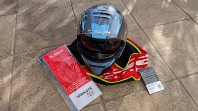 LS2 Storm II FF800 Racer Motorradhelm blau matt   Größe L   Integralhelm