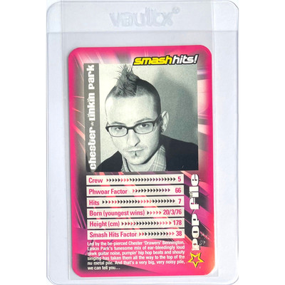 2003 Smash Hits Top Trumps Chester Bennington Linkin Park 05 Rookie Rock Card