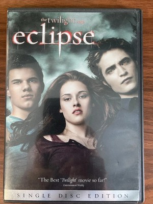 The Twilight Saga: Eclipse DVD Single Disc Edition Complete Tested Working
