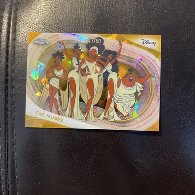 2025 Topps Chrome Disney The Muses #48 Gold Refractor /50