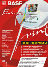 50 SHEETS - A4 Inkjet Transparency OHP Acetate Film BLACK  / COLOUR  Instant Dry