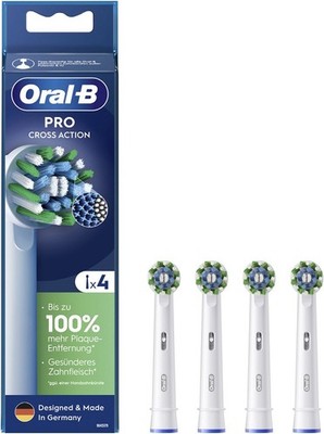 Oral-B Ersatz-Zahnbürste Aufsteckb. Pro CrossAction (4Stk)