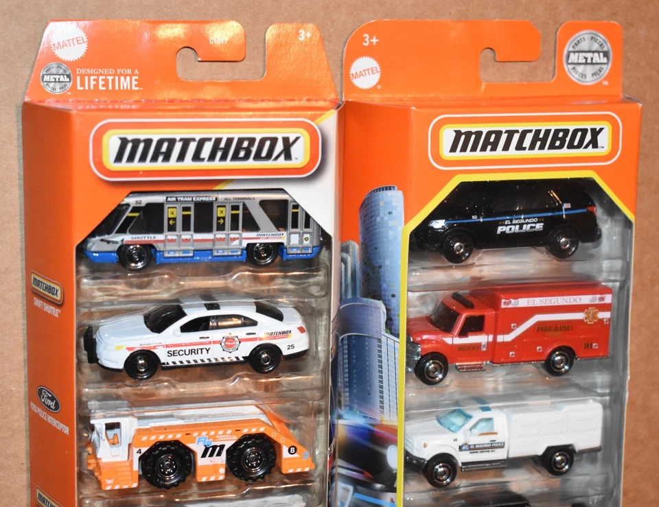 Matchbox 5 Pack MBX SERVICE & MBX AIRPORT II LOT OF 2 NEW - Image 2 of 4