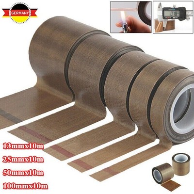 10m Hohe Temperatur Beständig Selbstklebend PTFE-Band PTFE Vakuumversiegelung*