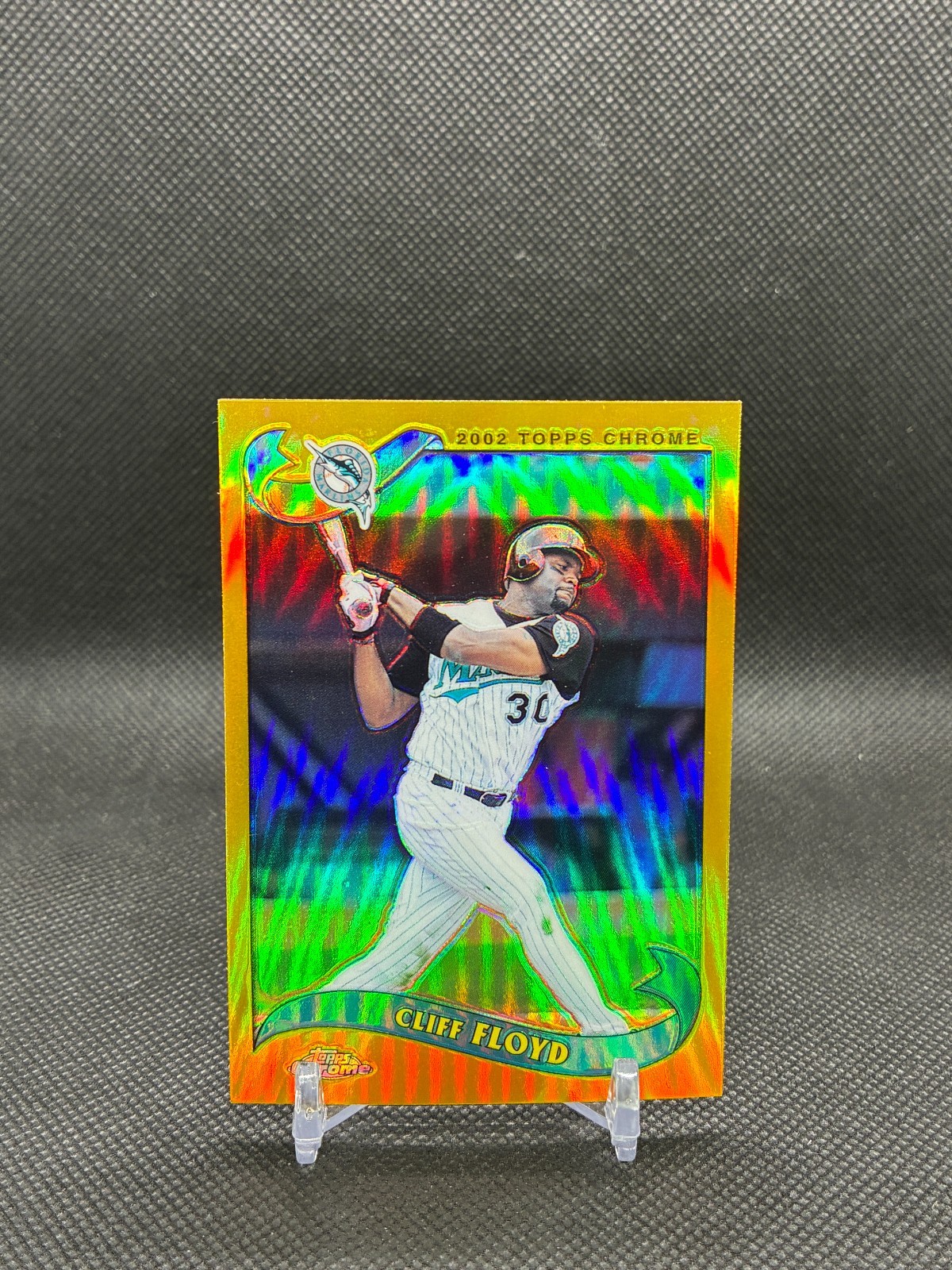 Cliff Floyd 2002 Topps Chrome #260 Refractor Florida Marlins