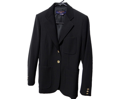 Louis Vuitton Uniforms Blazer Jacket With Logo Gold buttons Women's Size 36 NWT