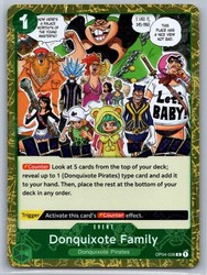 One Piece Donquixote Family (Jolly Roger Foil) OP04-036