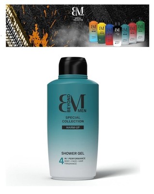BEYOND MEN SPECIAL COLLECTION WARM-UP Showergel 4 in 1 Body-Face-Hair-Fragrance