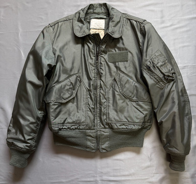 VINTAGE USAF USN CWU-45/P FLIGHT JACKET 1979 EARLY MODEL SIZE L | eBay
