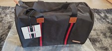 Image of BRAND NEW Tommy Hilfiger Duffle Bag Handles Adjustable Shoulder Strap Black