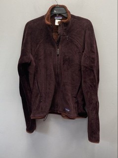 Patagonia Women's R2 Regulator Full Zip High Loft Fleece Jacket Brown Size L