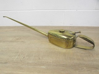 Vintage Brass LNER Railway Mallard Pump Oil Can Oiler 1 pint 14" Spout