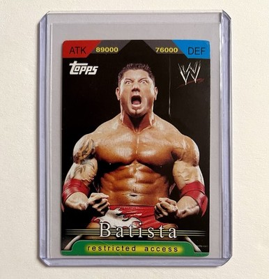 Dave Batista 2006 Topps WWE Konami Insider Restricted Access Wrestling Card